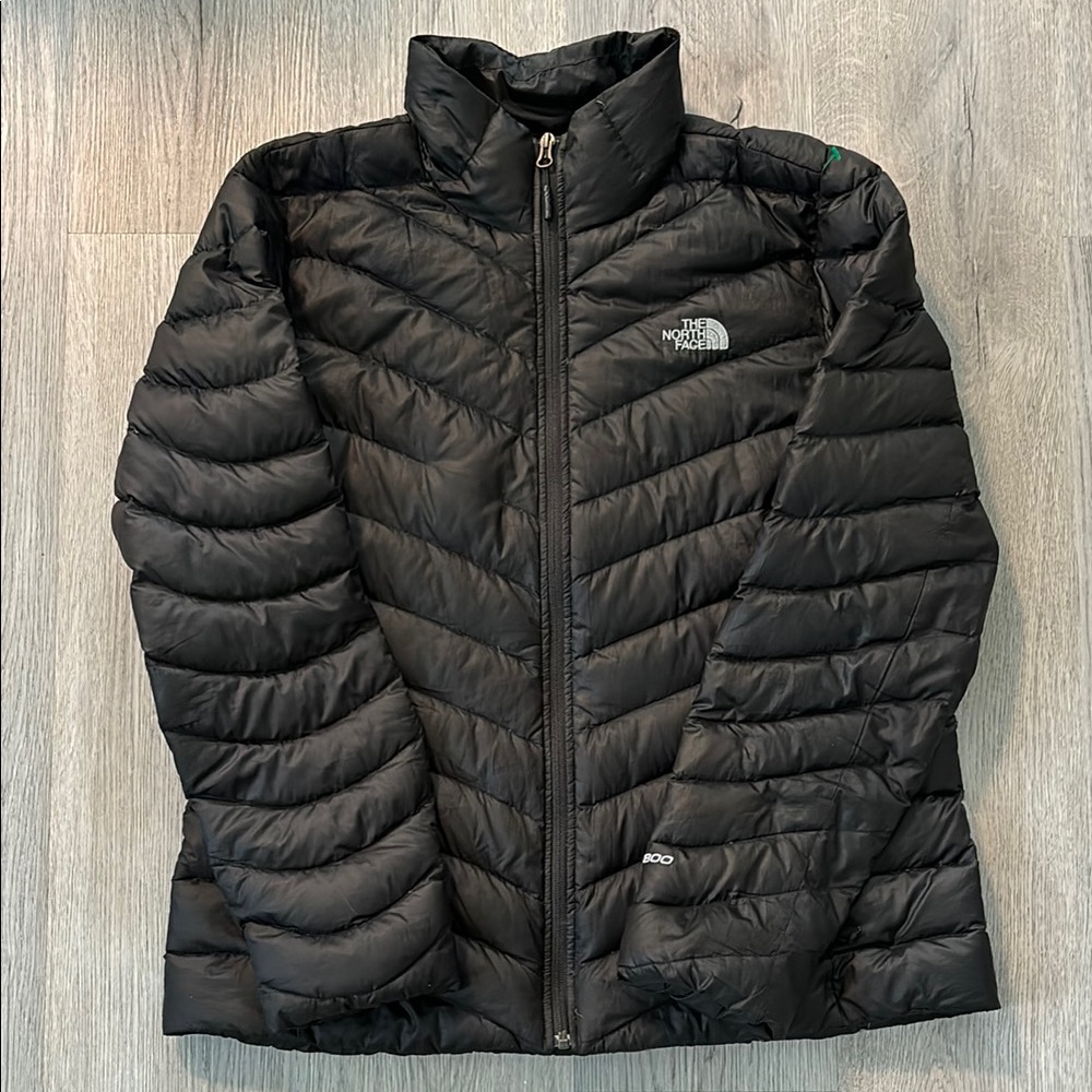 The North Face Women's Black Puffer Jacket 800 Fill (XL)